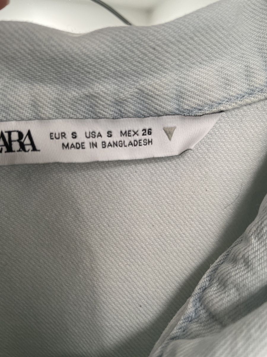 Zara Tute: Zara Denim Romper - Size S - Light Blue – Usato da Sementina venduto da NinaDel 1