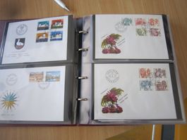 16 schönes Album mit FDC (18 Blätter)