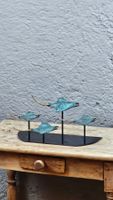 Sculpture 4 Raies Manta en Bronze