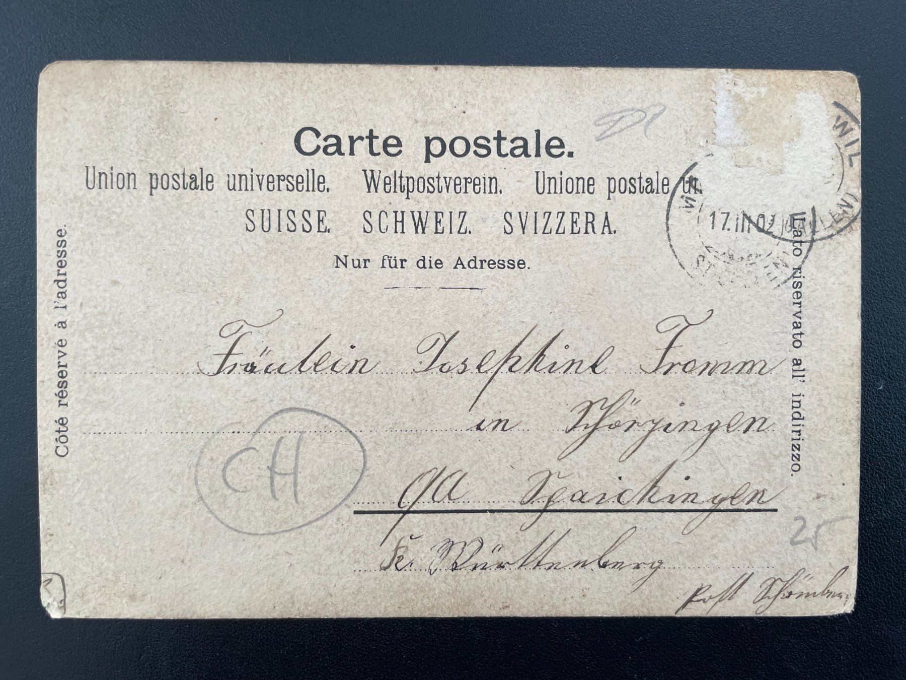 Cartoline postali: AK SG "Gruss aus Rorschach" Litho – Difettoso da Thal venduto da Danny82 1
