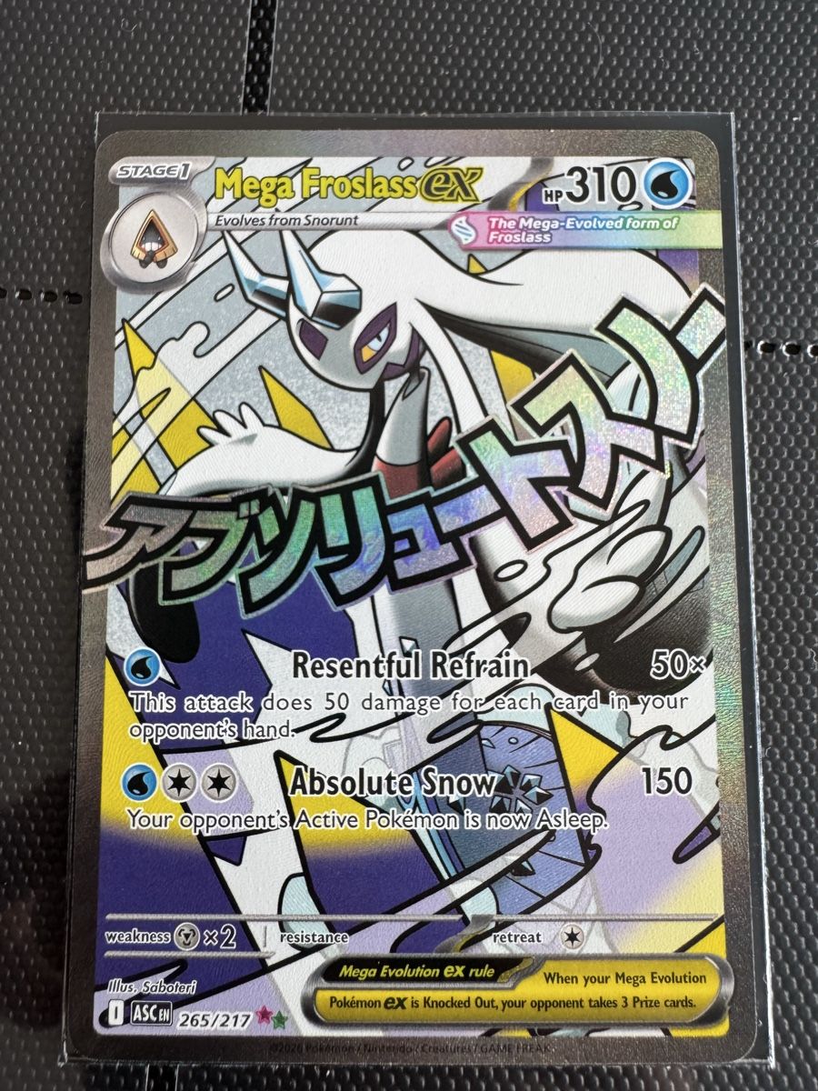 Pokémon Carte collezionabili: Mega Froslass EX 310  – Usato da Bellinzona venduto da Yanpa