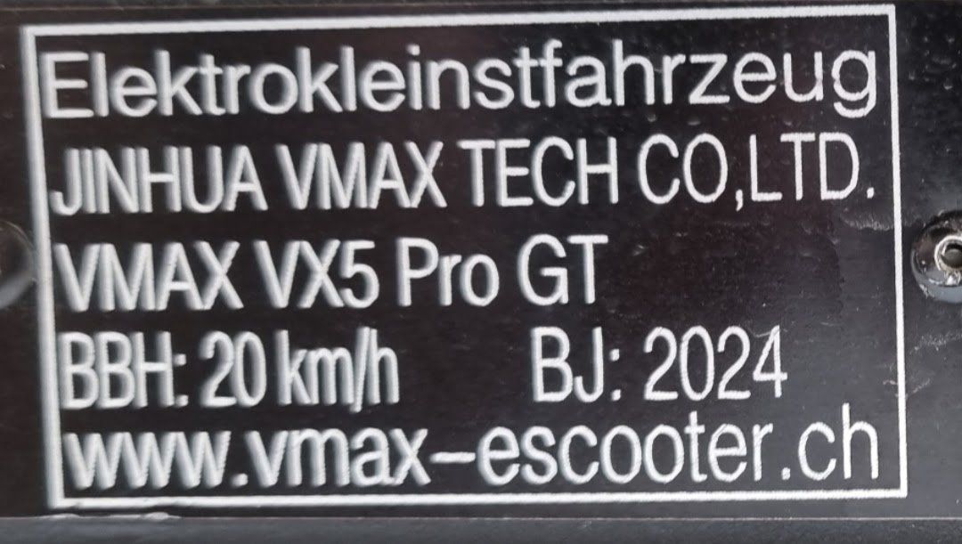 VMAX Kickboard: Vmax vx5 pro gt – Usato da Wädenswil venduto da Patriots 9