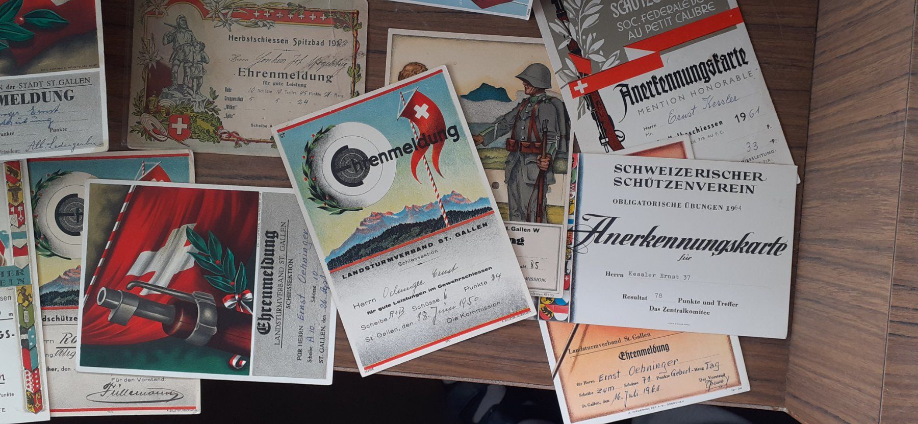 Cartoline postali: Ehrenmeldungen Lot – Usato da Mörschwil venduto da lindaswunderkiste 5