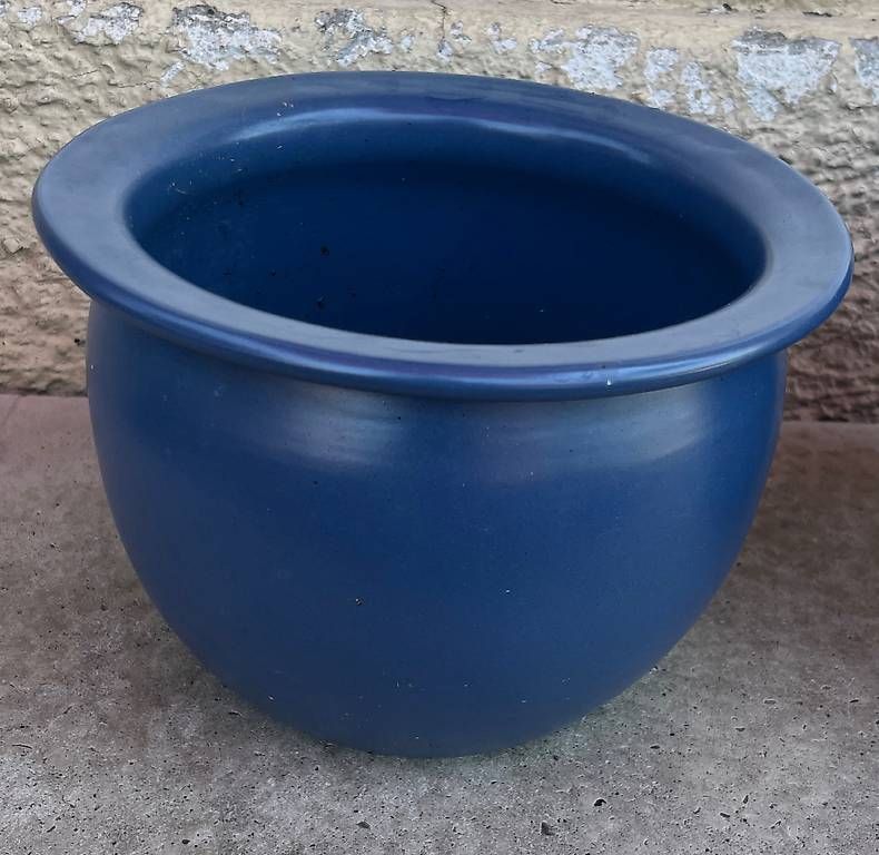 Pots de fleurs: 3 formschöne Tontöpfe Blau – D'occasion à Urdorf par Resumasa 1