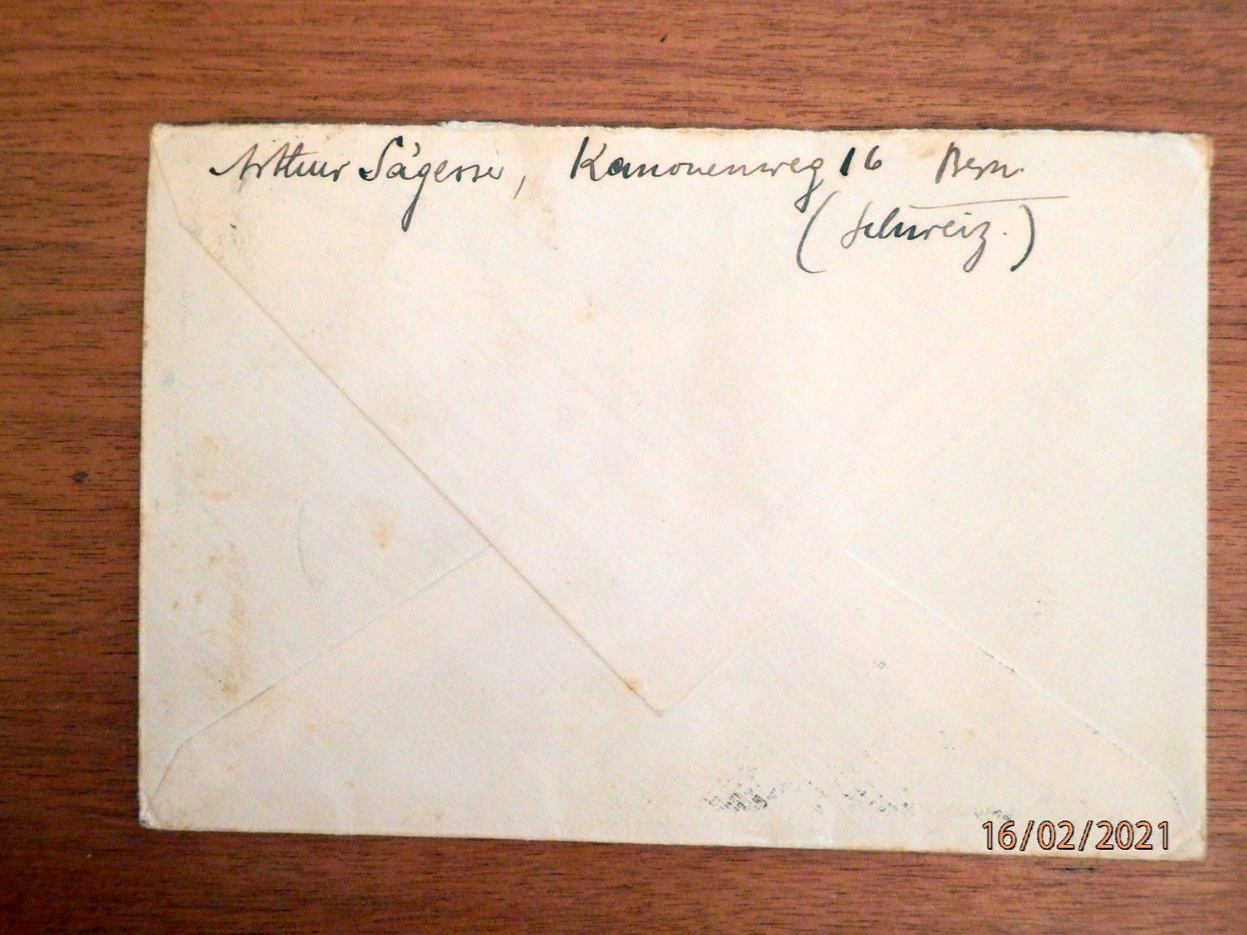 Tous les timbres: Mischfrankatur, Brief von Bern – D'occasion à Ueberstorf par dinbau 3