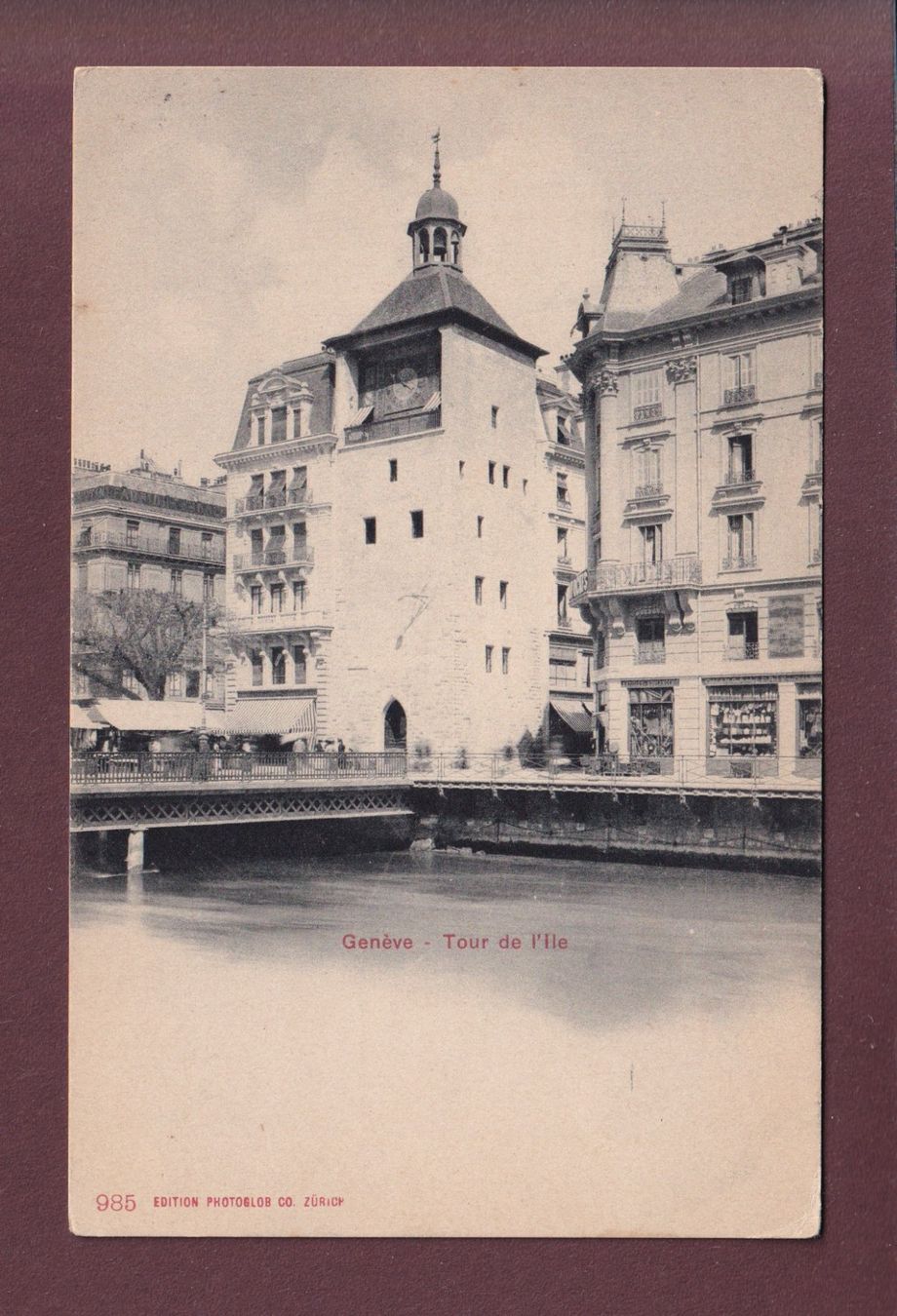 Cartoline postali: GENEVE - Tour de l'ìle – Usato da Pully venduto da nicecards