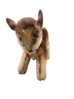 Steiff - "Ziege" mit Schild und Knopf - 12 cm hoch