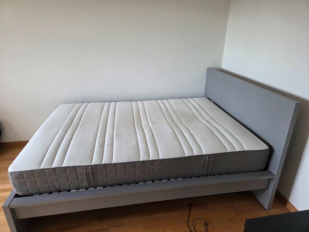 Ikea Betten: IKEA MALM Bed frame high 200cm x 160cm – Gebraucht aus Zürich von hmi_6vmc