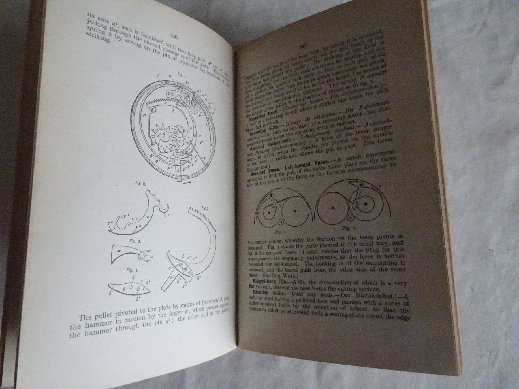 Libri: The Watch & Clock Makers Handbuch Dictionary & Guide 1922 – Usato da Siebnen venduto da niki61 5