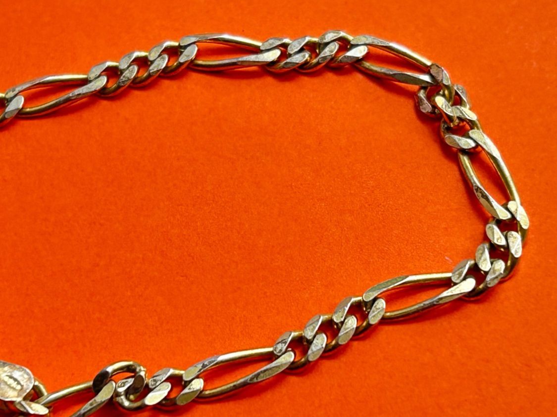 Armbänder & -reifen: Silber Armband Figarokette (20cm) – Gebraucht aus Laufen von Bellebellezza 1