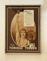 Toledo Vin tonique Genève - Gerahmte Werbung / Réclame 1930