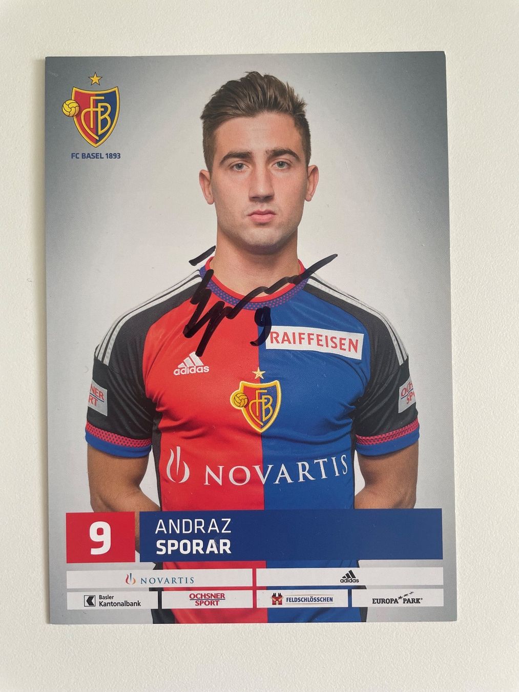 Autografi: FC Basel Autogrammkarten aus der Saison 2015/2016 – Usato da Cavigliano venduto da _droide 3