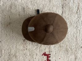 Reithelm braun Gr. 56 Veloursleder - Top Zustand