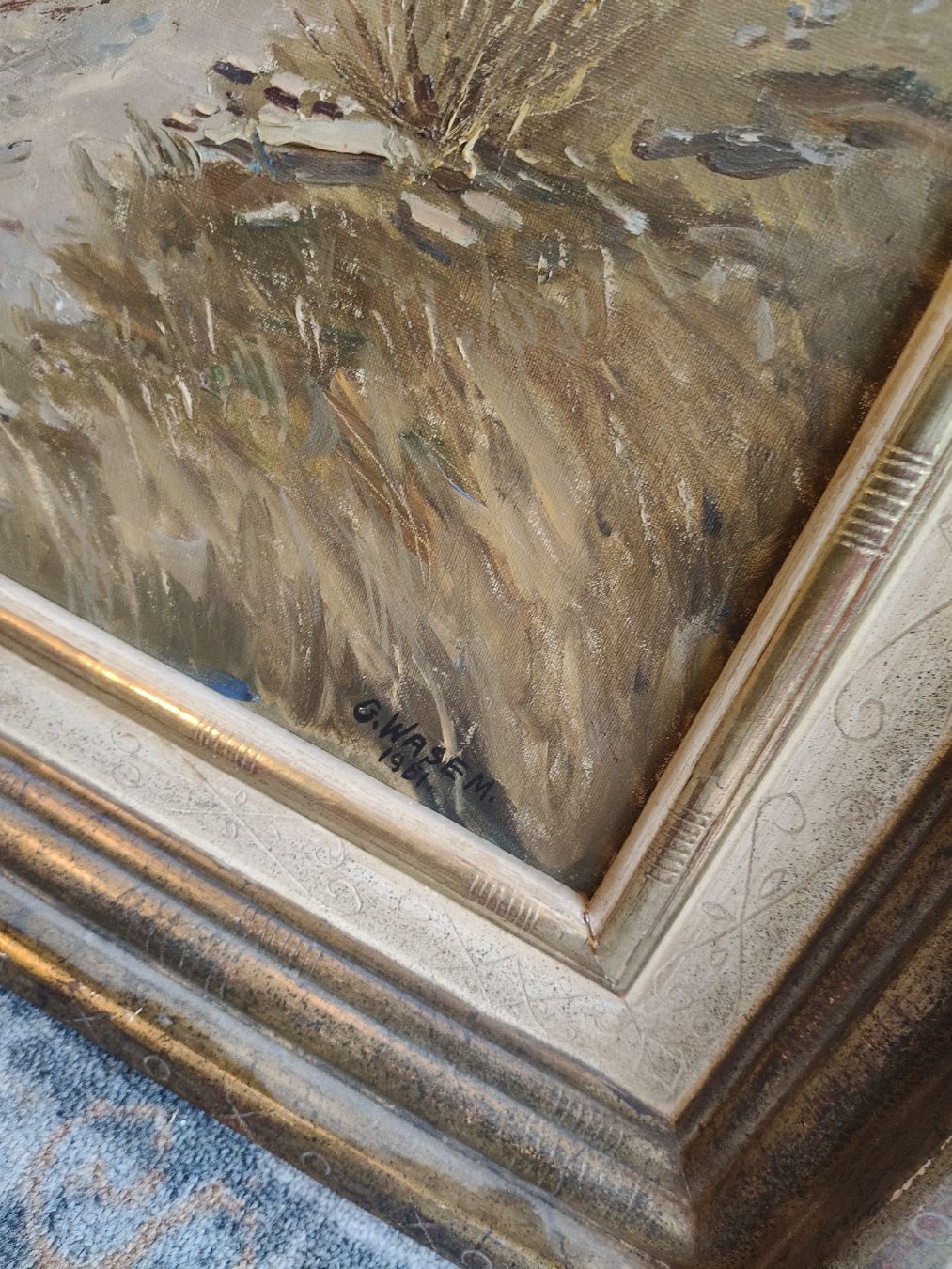 Dipinti:  Gottlieb Wasem 1961  – Usato da Zwingen venduto da inf_2blh 2