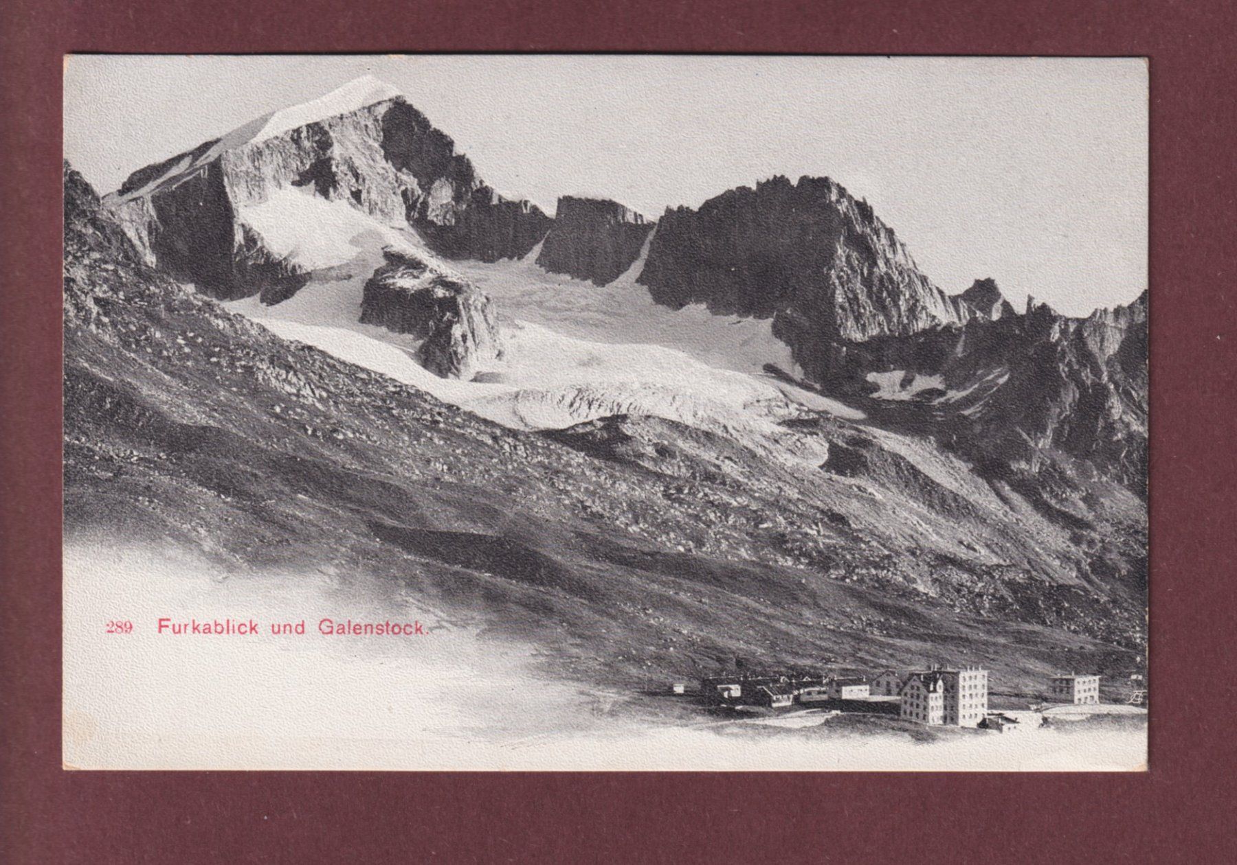 Cartoline postali: FURKABLICK - Galenstock – Usato da Pully venduto da nicecards