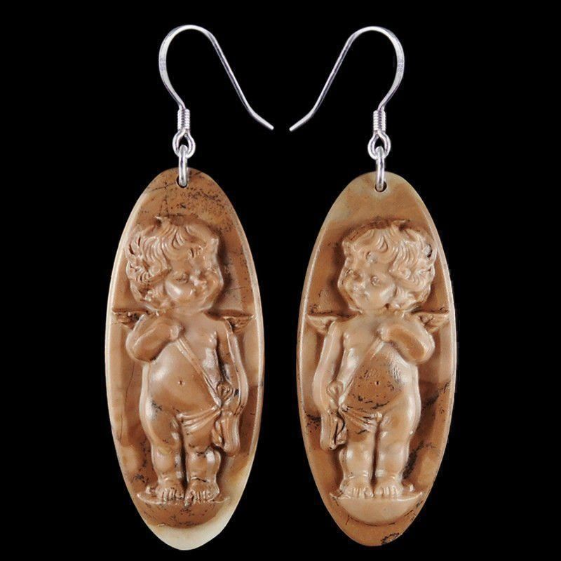 Ohrringe & -stecker: ♛ Ribbon Jasper 925 Silber Ohrhänger – Neu und originalverpackt aus Oberglatt ZH von Hot-Spot 2