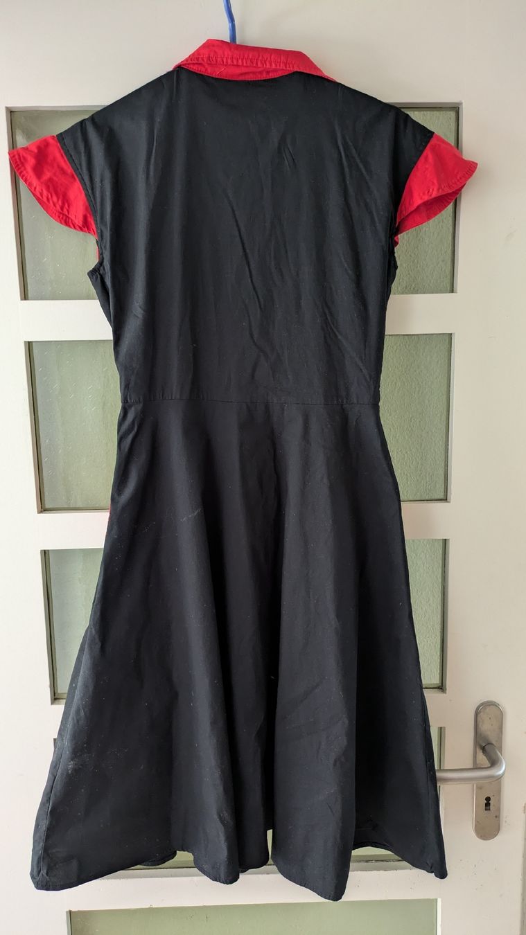 Vestiti: Kleid Lindy Bop schwarz rot Grösse M  – Usato da Ettingen venduto da Gerbera99 1