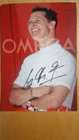 Michael Schumacher, Original Autogramm auf Foto in Farbe