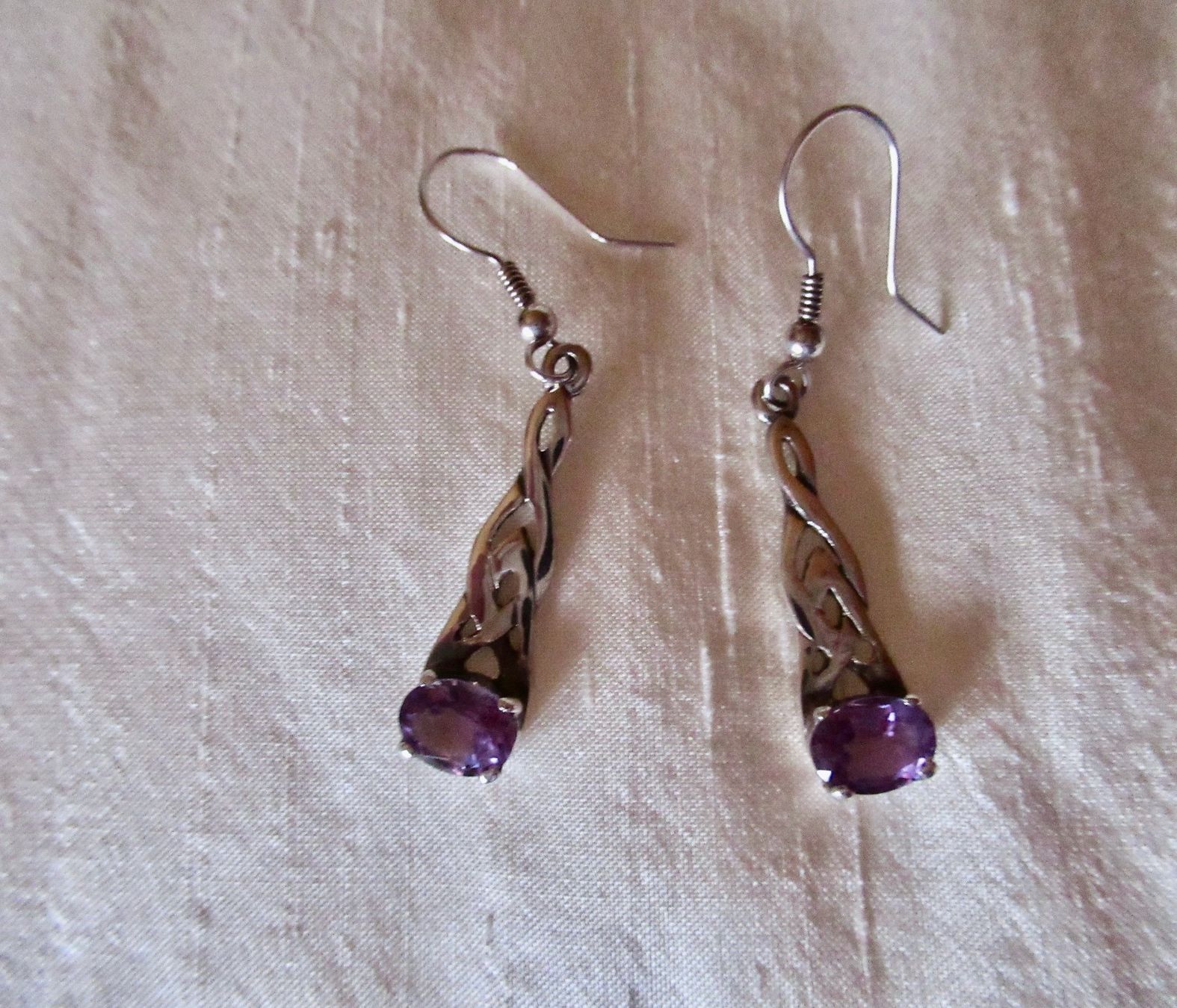 Ohrringe & -stecker: Ohrhänger mit Amethyst aus Schottland – Neu (gemäss Beschreibung) aus Frauenkappelen von HDPerle 4