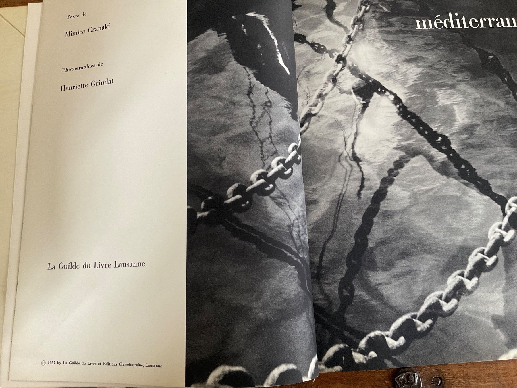 Libri: MÉDITERRANÉE Henriette Grindat Limit. EA 1957 – Usato da Avenches venduto da Tinkey 1