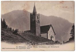 St. Niklausen, älteste Kirche Obwaldens, Römerturm