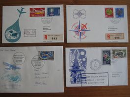 4 Flugbriefe 1962/63/64