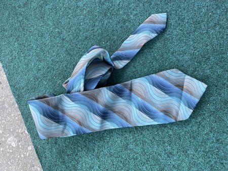 Krawatte von Biaggini, blau-grau, Top Zustand, super look