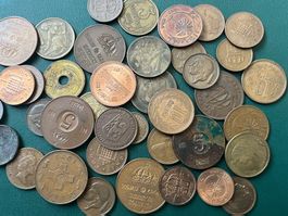 Alte Münzsammlung diverse Länder