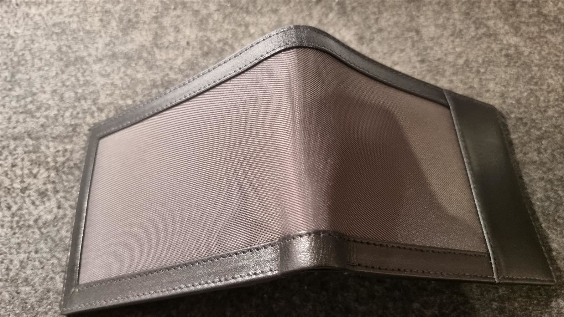 Brieftaschen: Portemonnaie aus Leder schwarz – Neu (gemäss Beschreibung) aus Rebstein von James-Dean 2