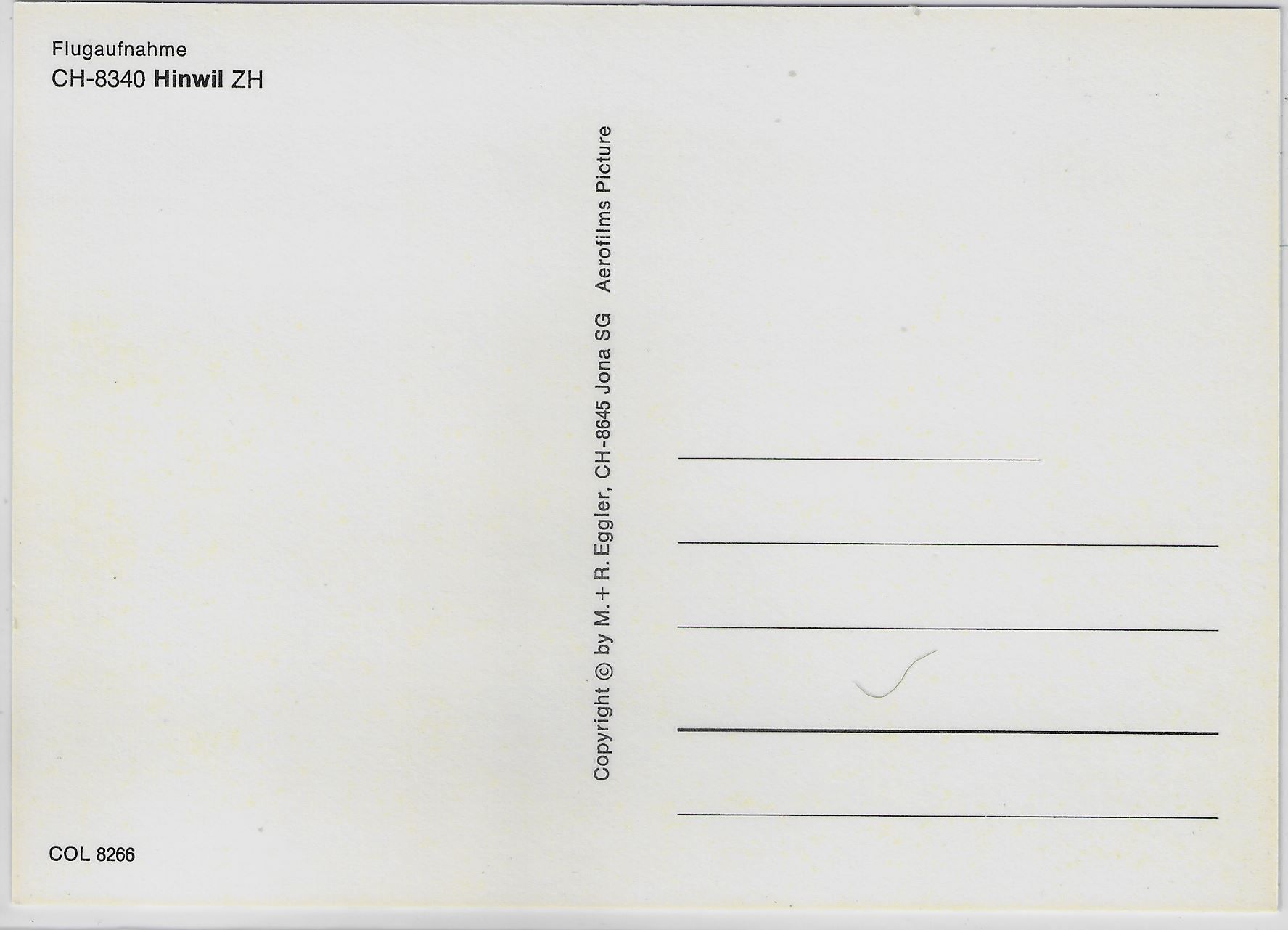 Cartoline postali: Flugaufnahme Hinwil ZH – Antico da Ettingen venduto da Kartenplanet 1