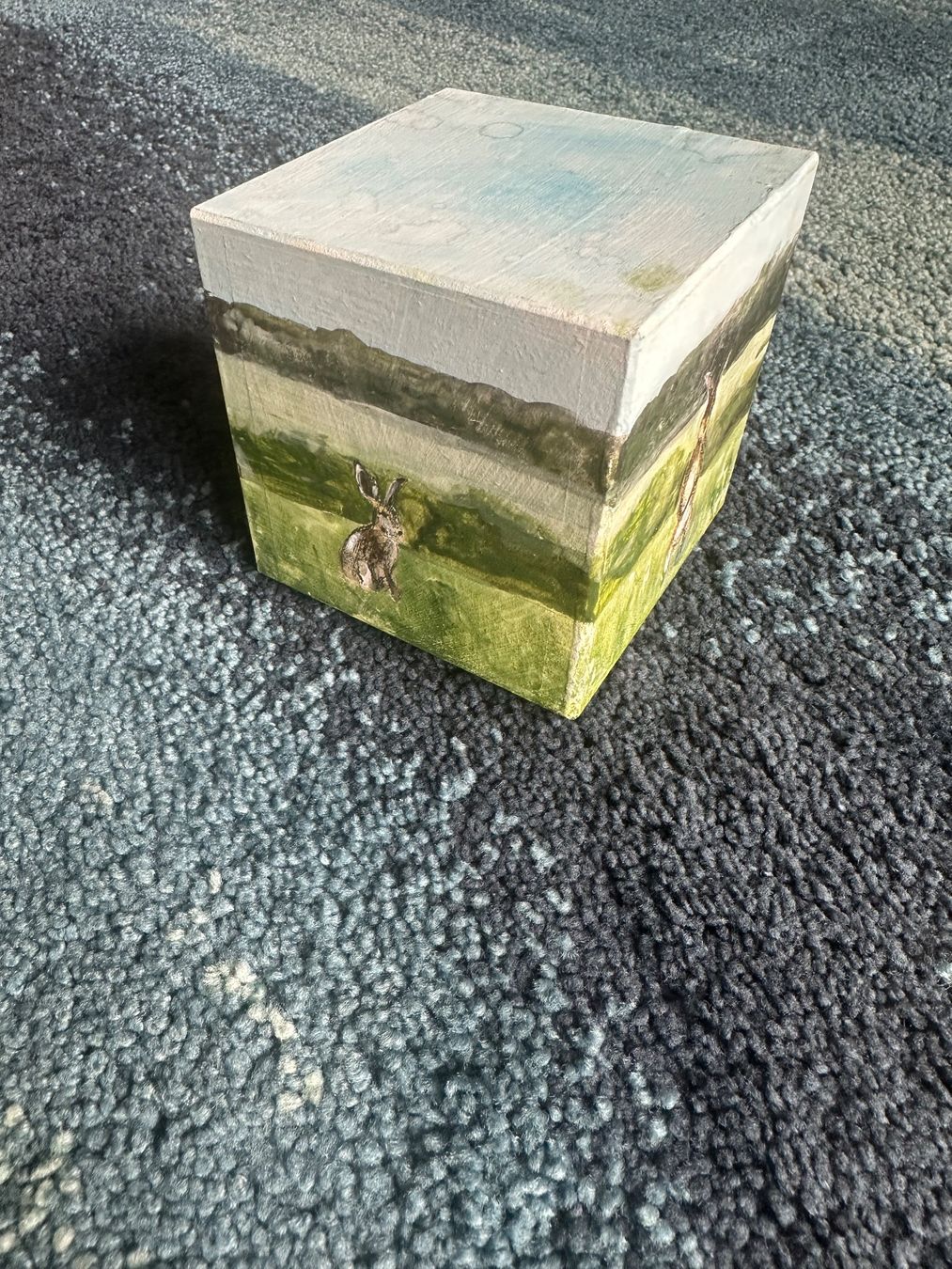 Dipinti: Hasenkunstwerk als Kubus – Usato da Boll venduto da Ha-Se 4