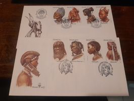 Superbe collection de timbres SWA, Afrique du Sud 1984!