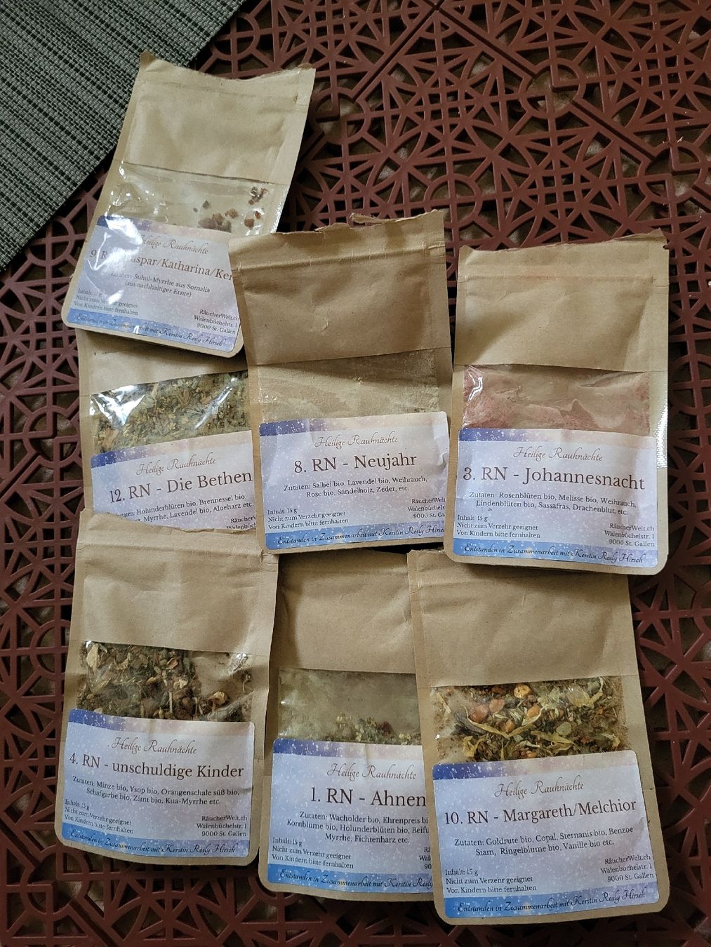 Candele: Räuchermischungen-Set mit Räuchersand & Kohle – Usato da Buchs AG venduto da sie_f6dg 2