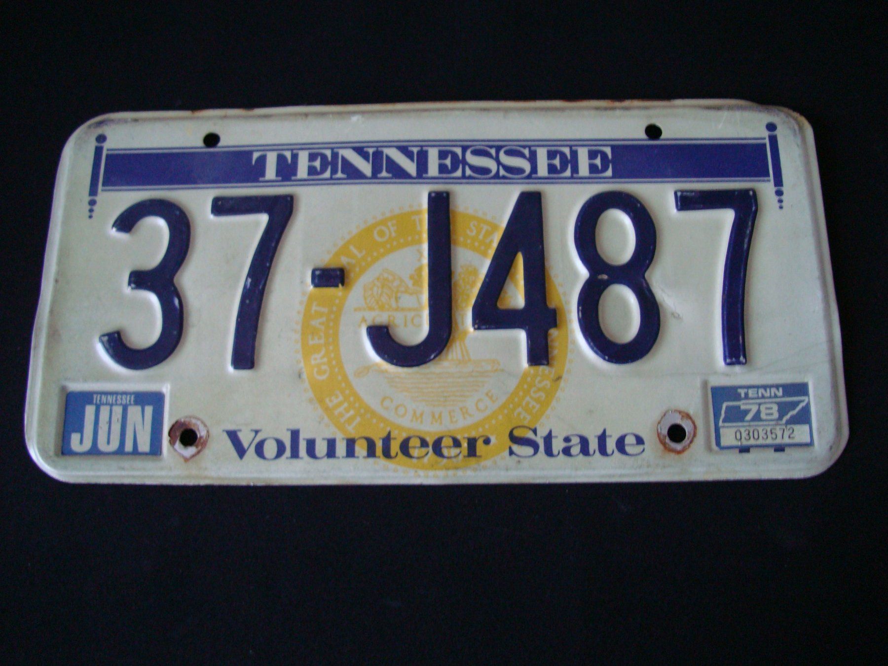 Insegne: TENNESSEE 37-J487 – Usato da Scherz venduto da 5246