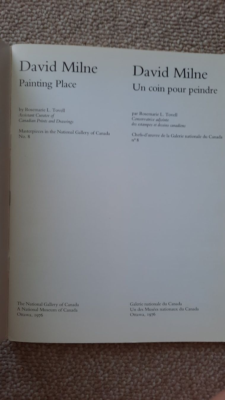 Libri: David Milne; gebundenes Kunstbuch, neu – Nuovo (secondo la descrizione) da Niederteufen venduto da Buecherwurm_70 1