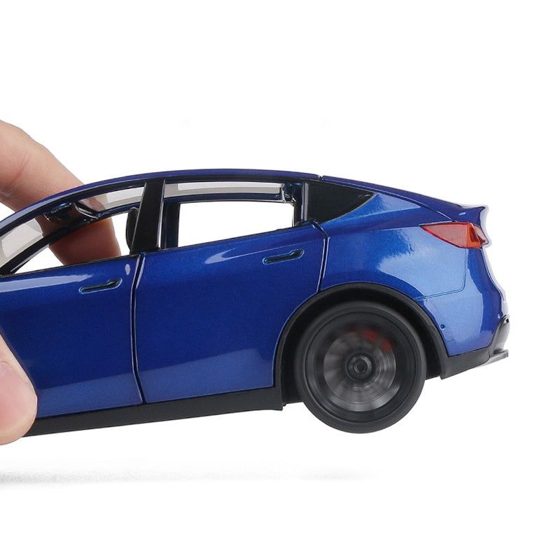 Tesla Modellini d'auto: Tesla Model Y Modellauto 1/24 Farbe blau – Nuovo e nell'imballaggio originale da Dietikon venduto da e-car-shop.schweiz 3