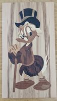 Holzbild Dagobert Duck