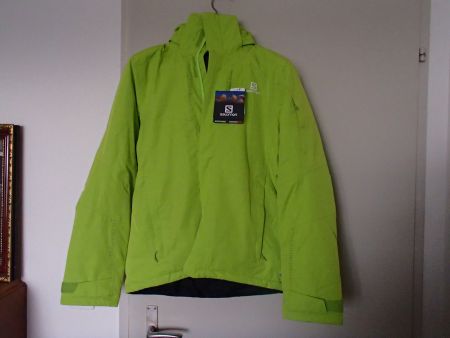 Neue Salomon Ski Jacke gift grün Grösse SMALL