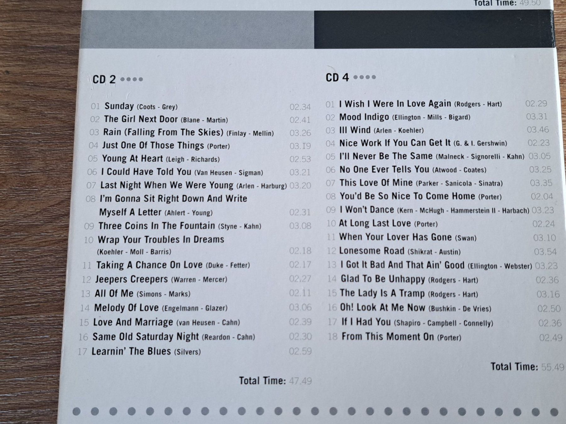 CD: FRANK SINATRA, 4 CD Set Buchformat, Buch mit 36 Seiten. – Usato da Unterseen venduto da Kanica 3