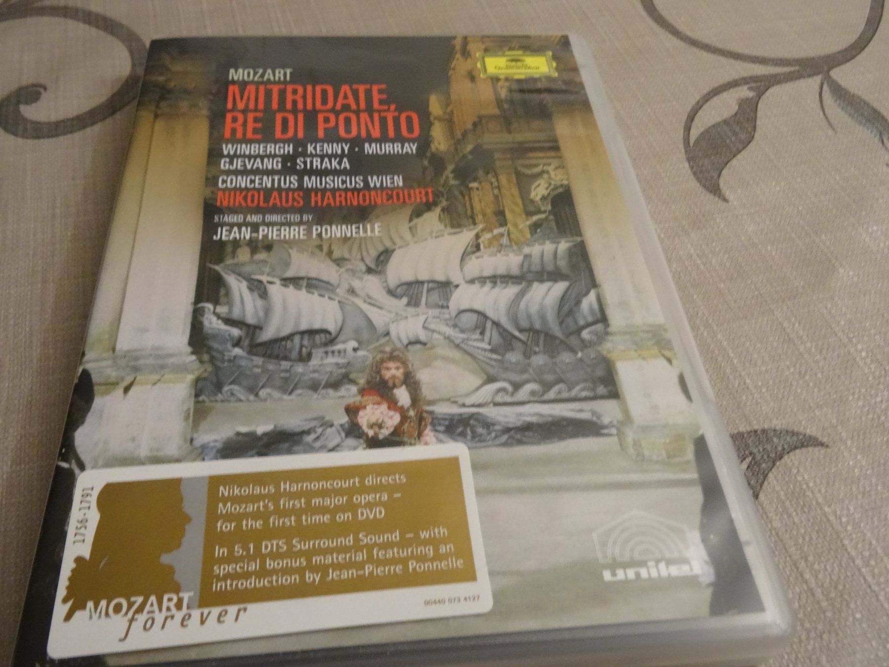 Alle DVDs: Mozart - Mitridate - Harnoncourt OPER DVD – Gebraucht aus Olten von Disc-Ausverkauf