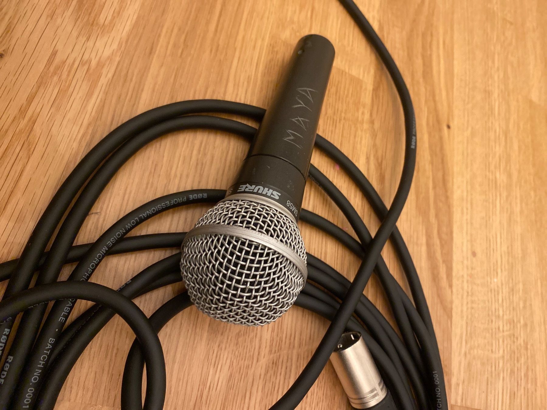 Shure Microfoni: Microphone Shure sm58 with Rode 5m cable – Usato da Wallisellen venduto da val_28nr 2