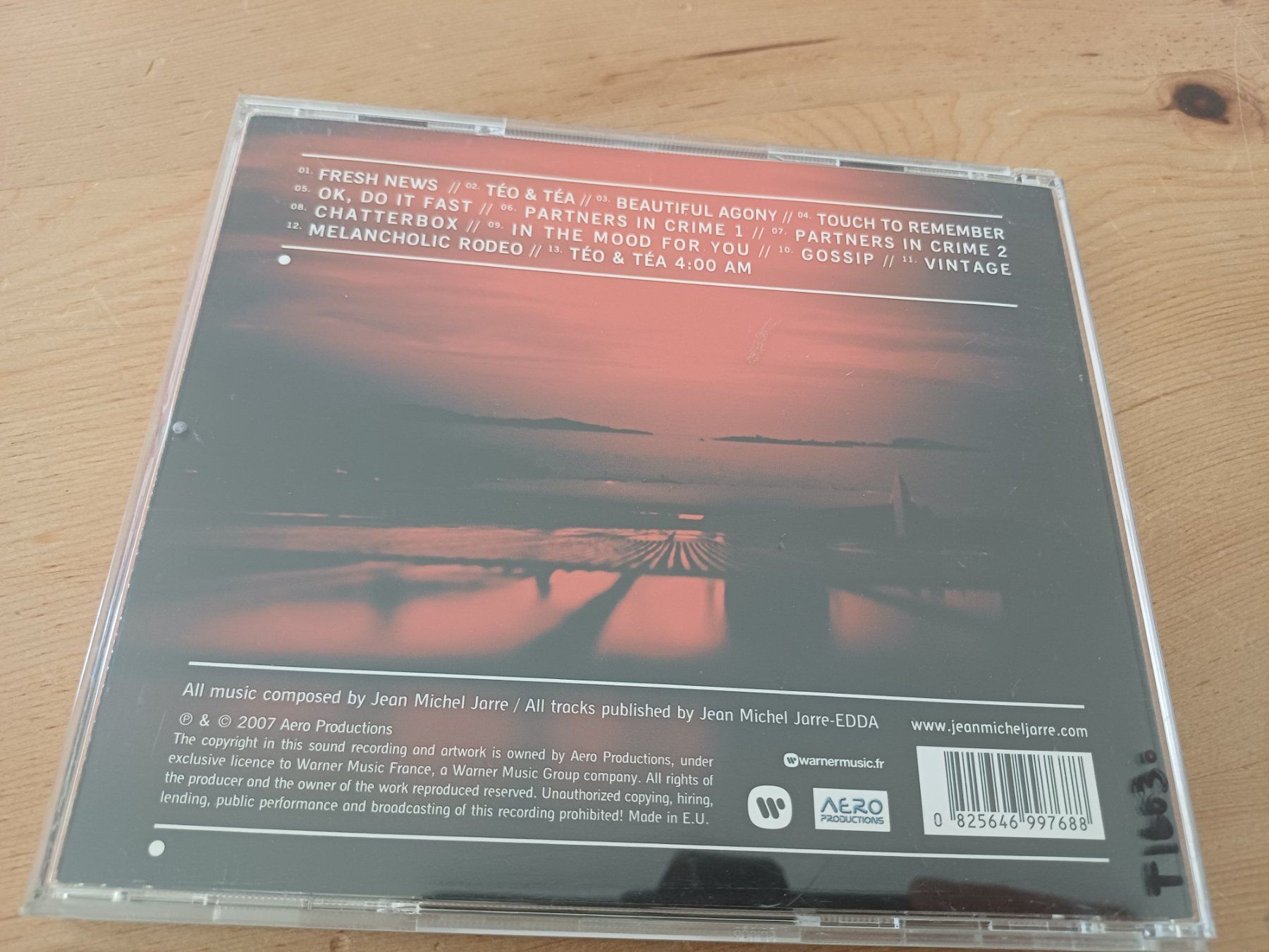 CD: Jean Michel Jarre: Teo & Tea – Usato da Jona venduto da Rreto71 2