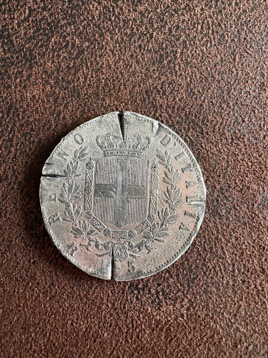 Tutti le monete: 5 Lire – Viktorio Emanuele 1875 – Usato da Embrach venduto da mays
