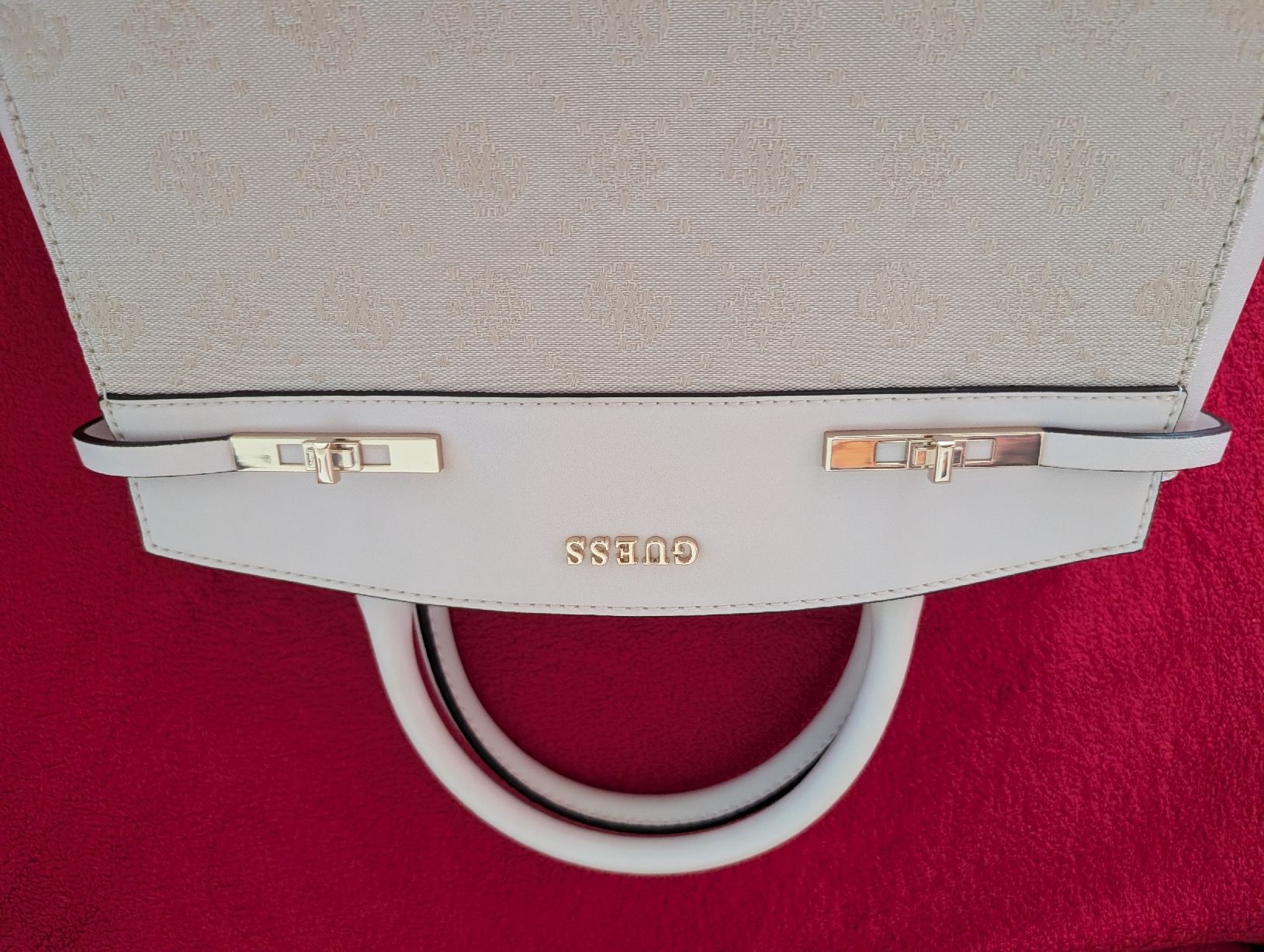 Guess Taschen für Damen: Guess Handtasche weiss/beige neu – Neu und originalverpackt aus Biel/Bienne von goodtimes_19 5