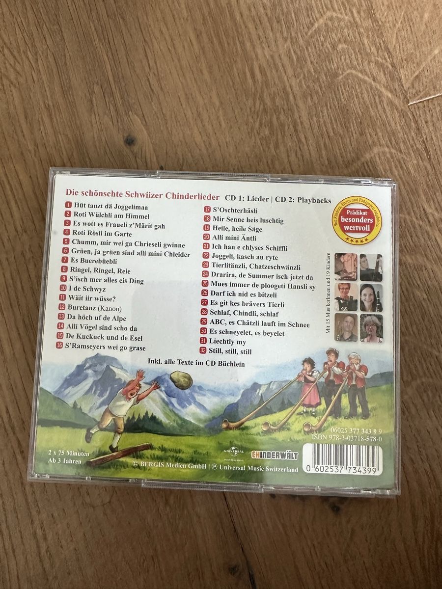 CDs: Die schönste Schwiizer Chinderlieder CD – Gebraucht aus Buchs SG von pessego2008 3