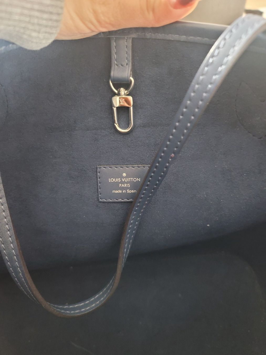 Louis Vuitton Borse da donna: Louis Vuitton Neverfull Epi Indigo – Usato da Neuendorf venduto da fiestashorty84 4