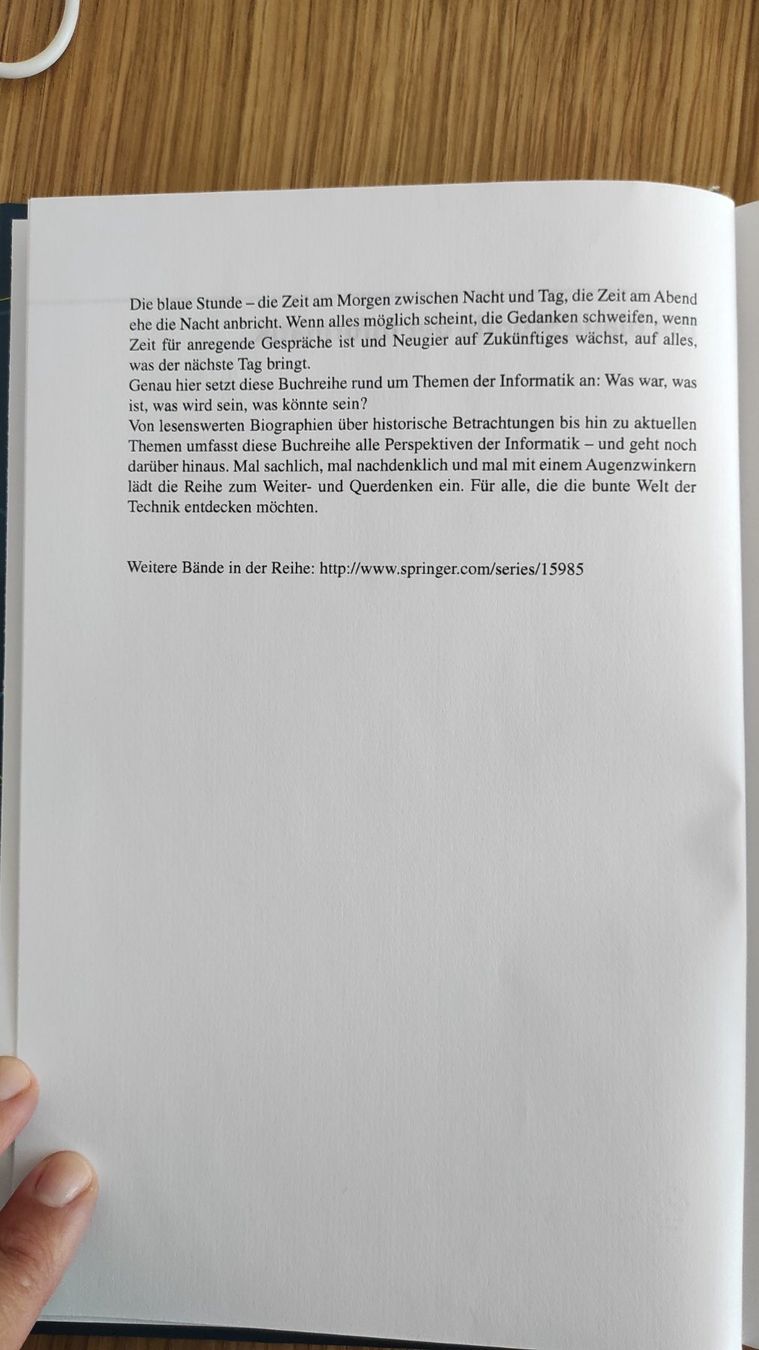 Libri: Der Computer erscheint im Holozän – Usato da Fribourg venduto da MargaritaVal 2
