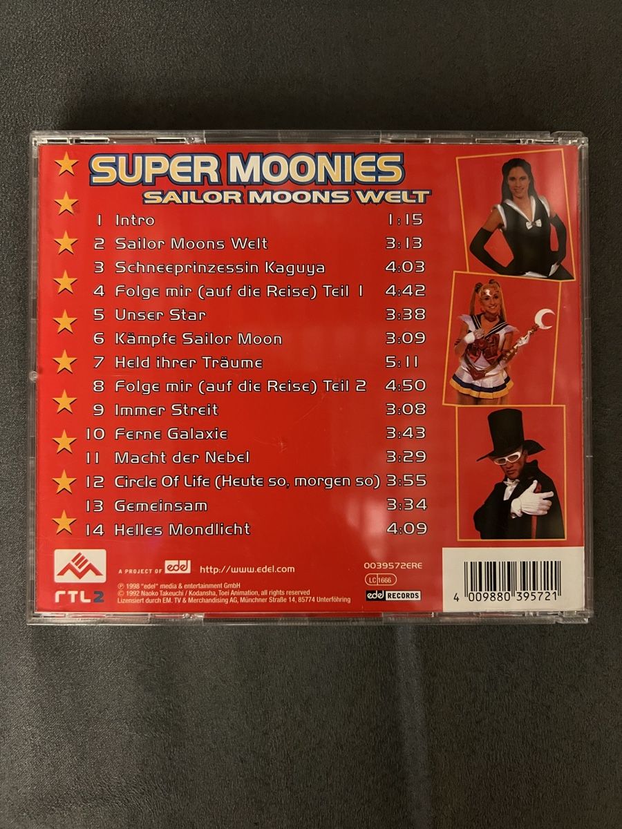 CD: CD Sailor Moons Welt Super Moonies – Usato da Zürich venduto da rigani 1