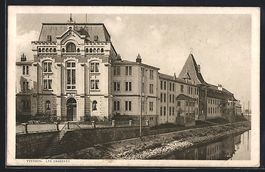 AK Yverdon, Les Casernes, 1920