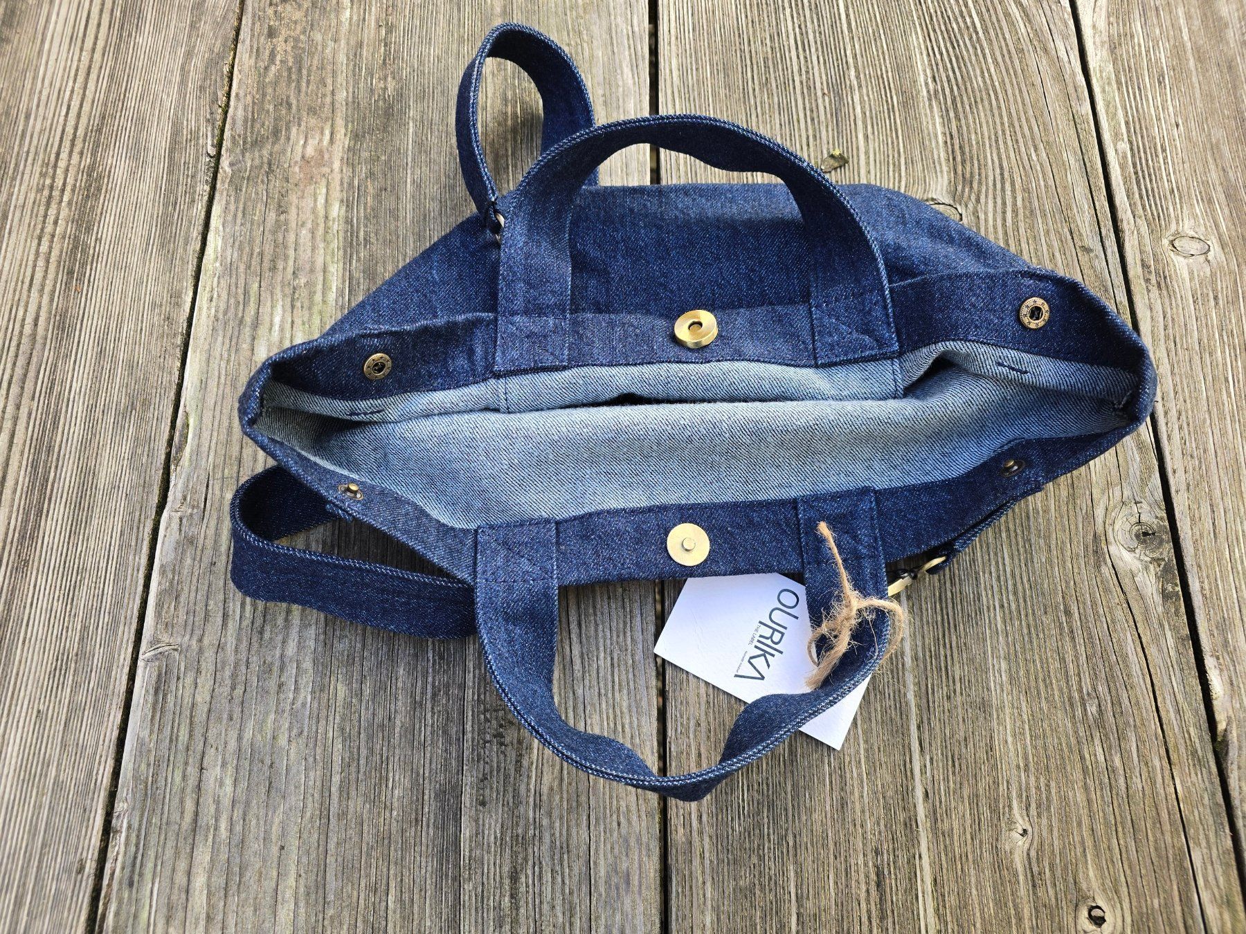 Taschen für Damen: Accessoires: Ourika Yallah Tasche Jeans - NEU – Neu (gemäss Beschreibung) aus Romanshorn von Rachacha 4